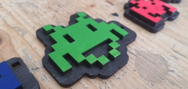 Space Invaders 6stuks - Afbeelding 2