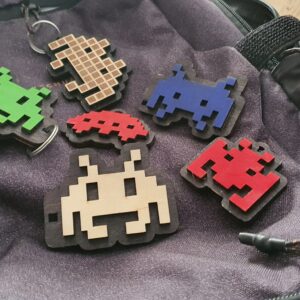 Space Invaders 6stuks
