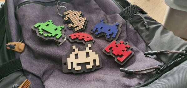 Space Invaders 6stuks